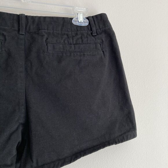 Uniqlo Womens Shorts 29 Waist Black Jean Denim High Waist Boyfriend Classic - Picture 8 of 10